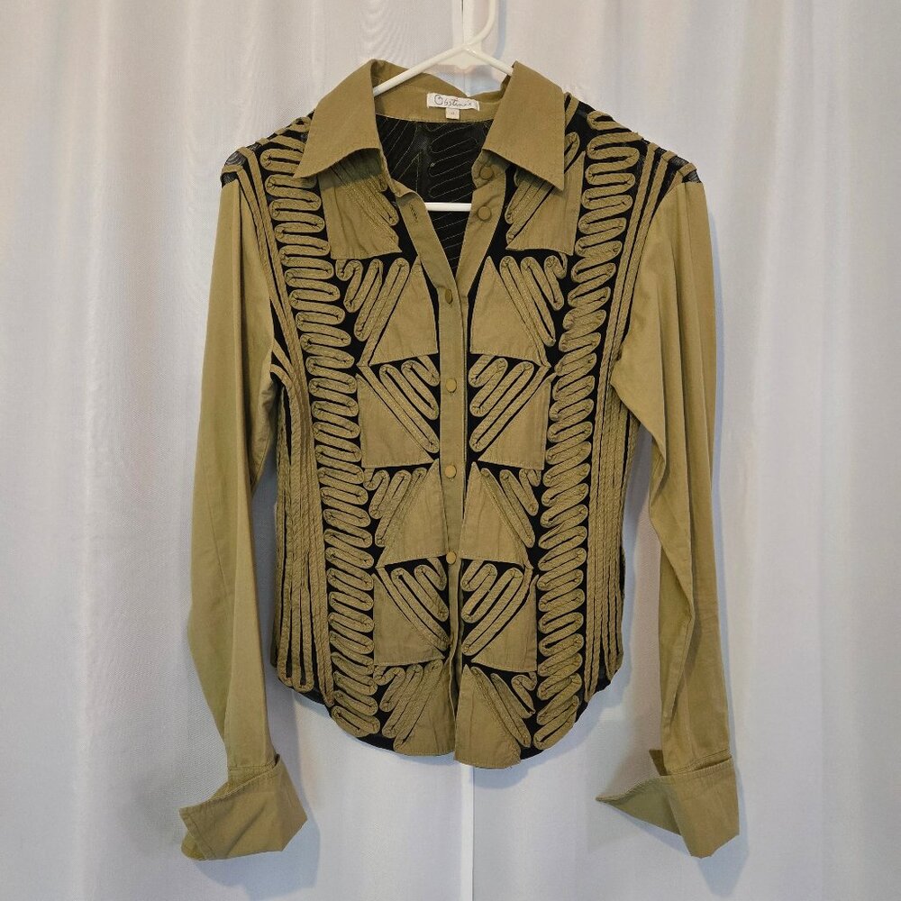 Unique Obstinee button down shirt
